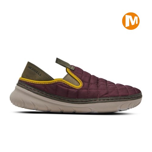 Merrell Hut Moc Freizeitschuhe Damen Bordeaux/Olivgrün [DE-XRWUT]